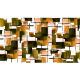 Panoramic wallpaper Harmonie texture Or