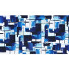 Vinyl panoramic wallpaper Harmonie texture Blue