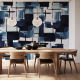 Vinyl panoramic wallpaper Harmonie texture Dark