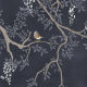Panoramic wallpaper Blooming Tree - Bleu