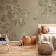 Panoramic wallpaper Blooming Tree - Beige
