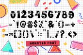 Cutie Monster Font Preview9