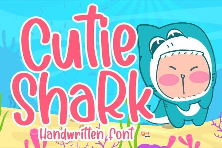 Cutie Shark Font Preview1