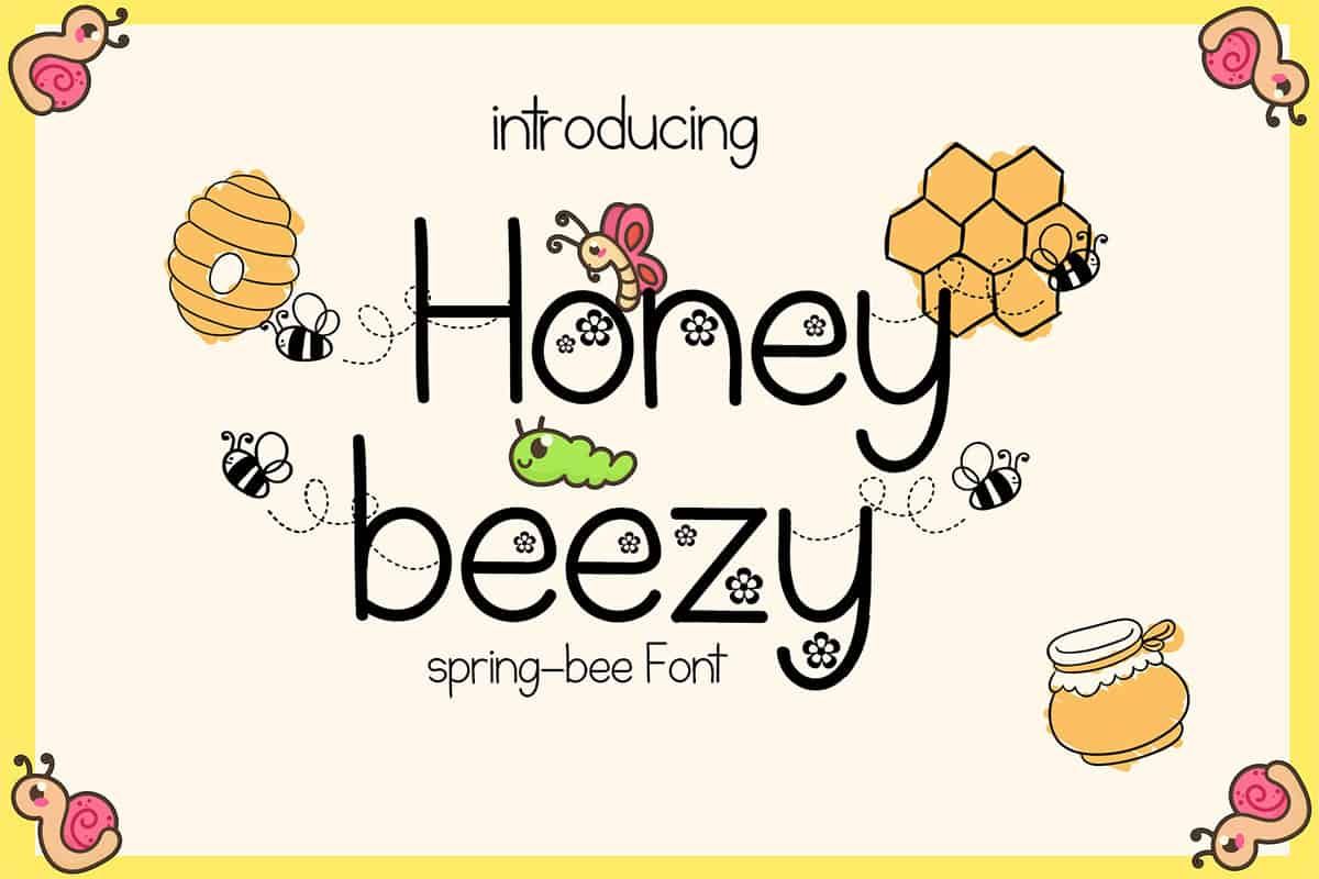 Honey Beezy Font Preview1