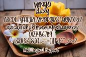 Mango Sticky Font Preview6
