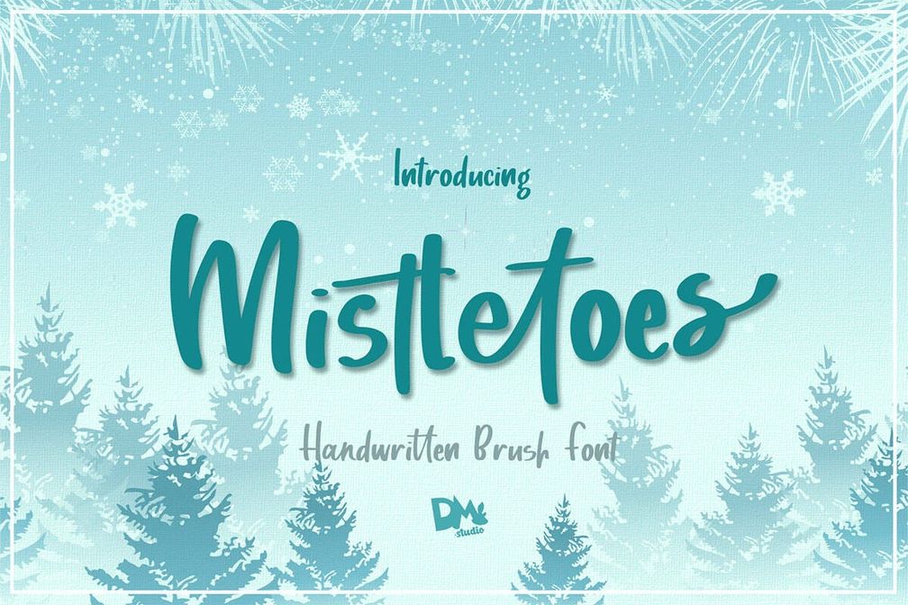 Mistletoes Font Preview1