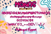 Monas Font Preview8