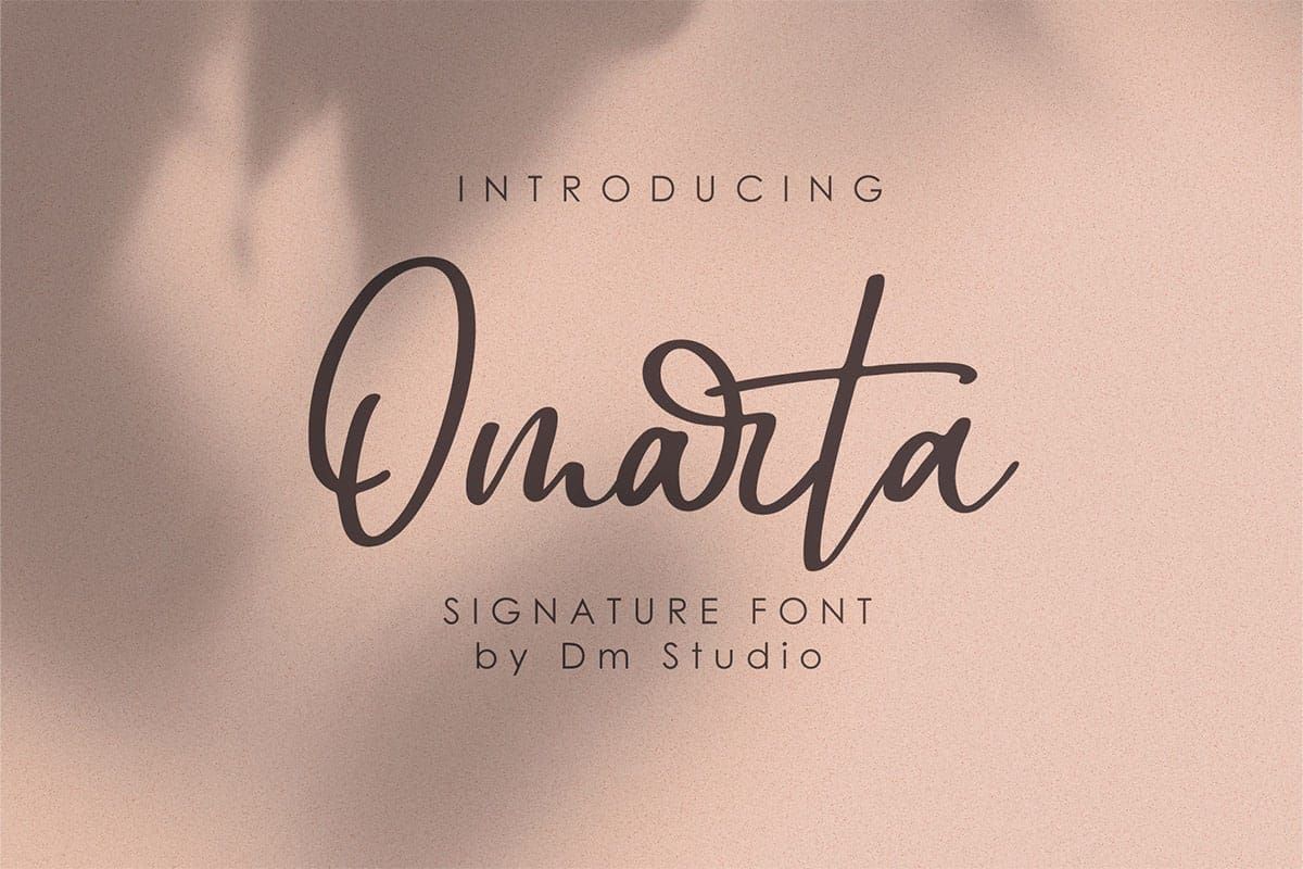 Omarta Font Preview1