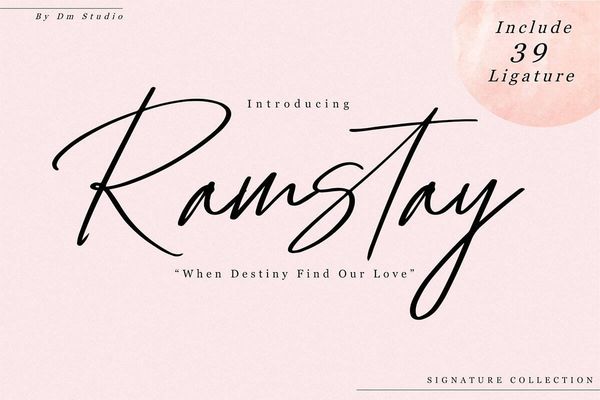 Ramstay Font Preview1
