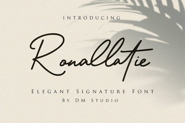 Ronalltie Font Preview1