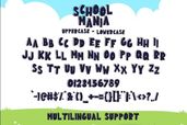School Mania Font Preview8