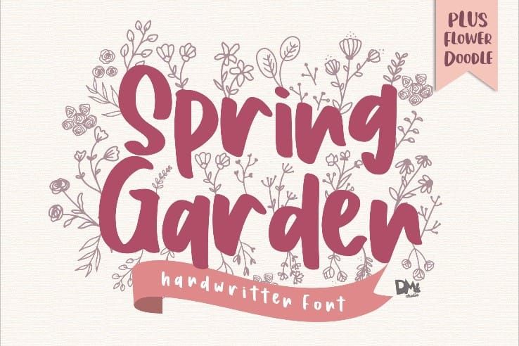 Spring Garden Font Preview1