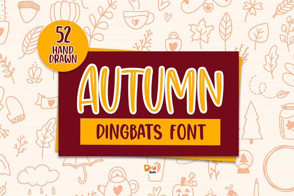 Autumn Dingbats Font Preview1