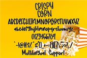 Crispy Corn Font Preview6