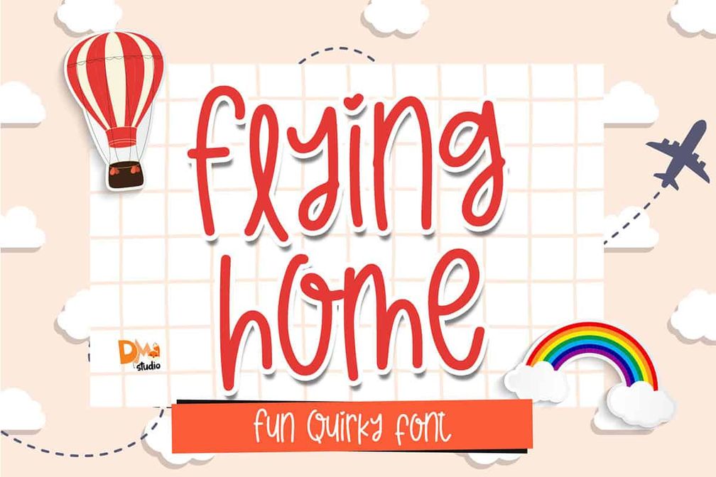 Flying Home Font Preview1