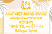 Gold Shine Font Preview5