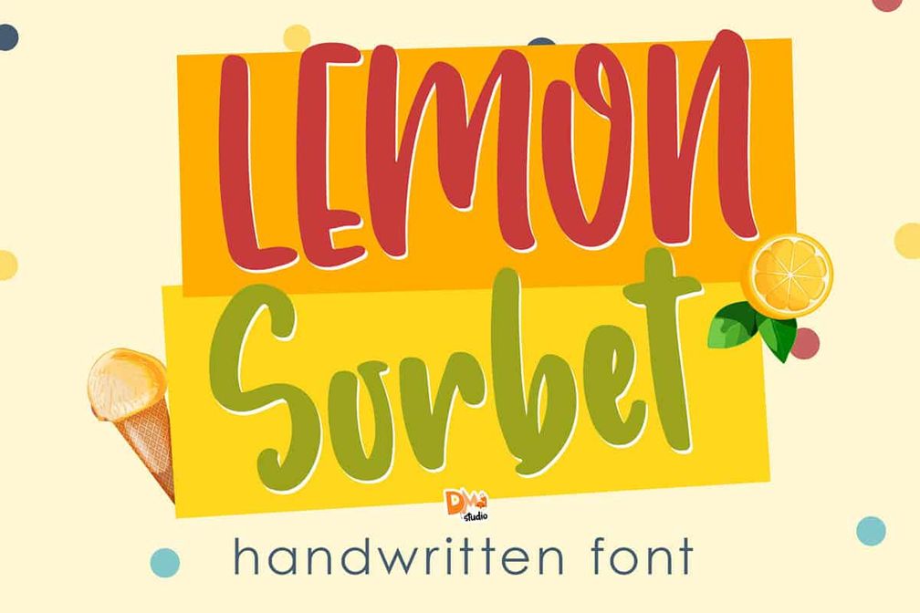 Lemon Sorbet Font Preview1