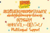 Lemon Sorbet Font Preview5