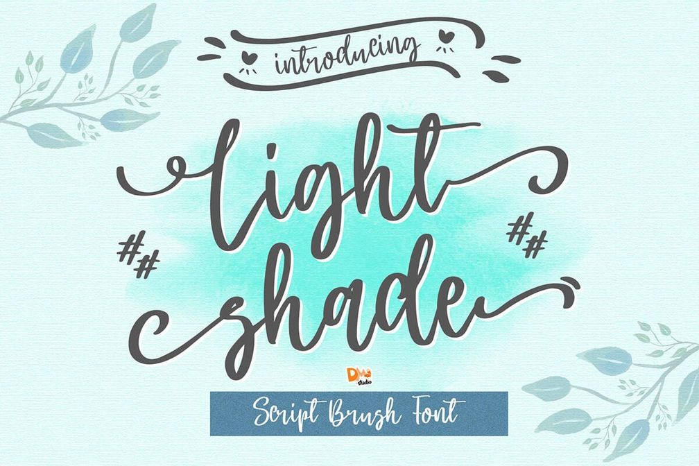 Light Shade Font Preview1