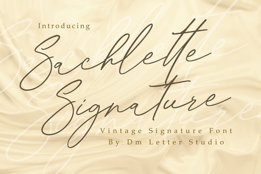 Sachlette Signature Font Preview1