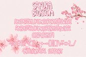 Sakura Blossom Font Preview6