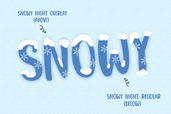 Snowy Night Font Preview6