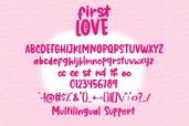 First Love Font Preview5