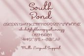 South Pond Font Preview6