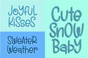 Winter Wishes Font Preview5