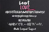 Heart Love Font Preview10