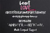 Heart Love Font Preview11