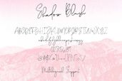 Shadow Blush Font Preview6