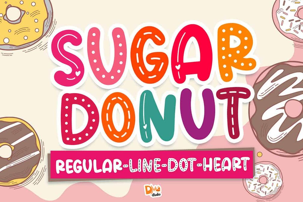 Sugar Donut Font Preview1