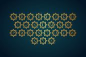 Diamond Mandala Monogram Font Preview4