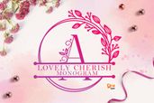 Lovely Cherish Monogram Font Preview5