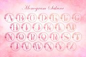 Monogram Sakura Font Preview3