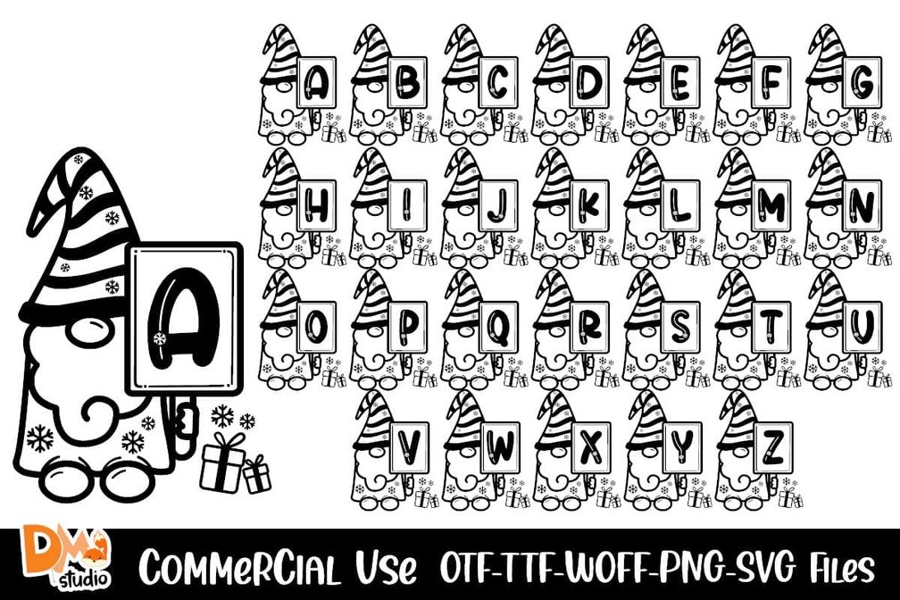 Monogram Winter Gnome Font Preview