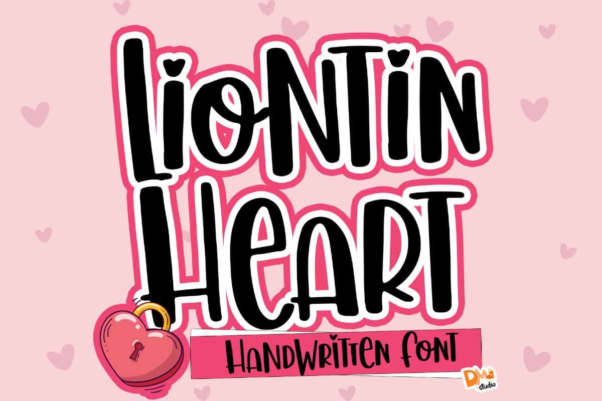 Liontin Heart Font Preview1