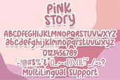 Pink Story Font Preview5