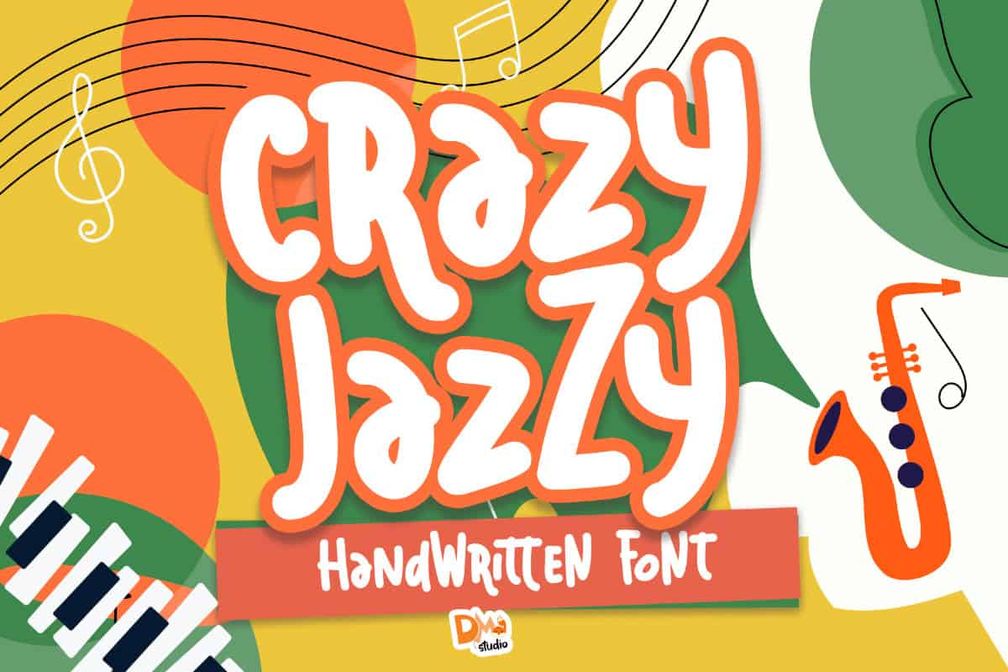 Crazy Jazzy Font Preview1