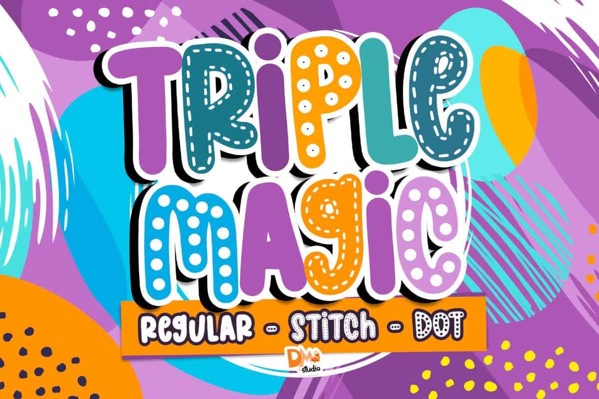Triple Magic Font Preview1