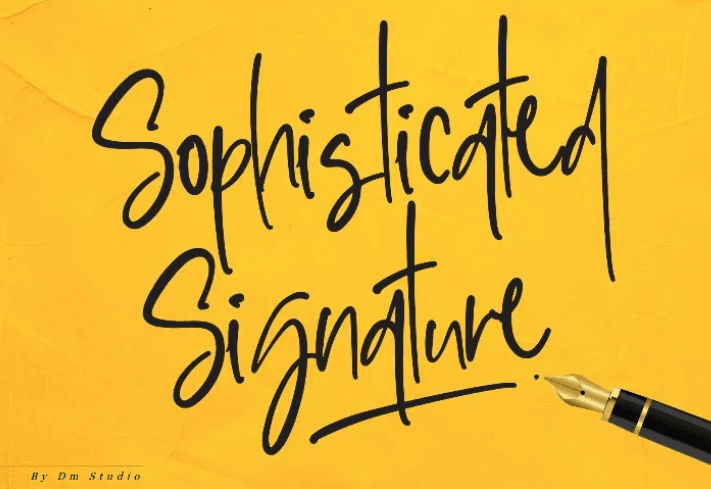 Sophisticated Signature