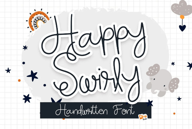 Happy Swirly Font