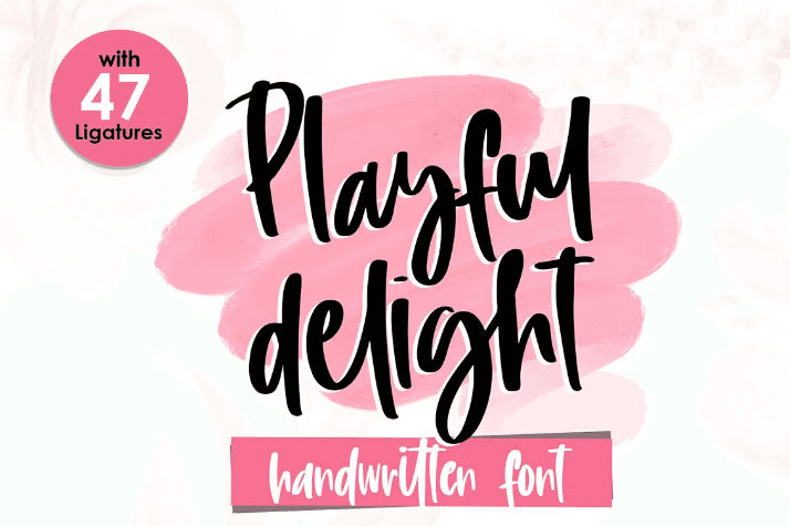Playful Delight – Handwritten Font