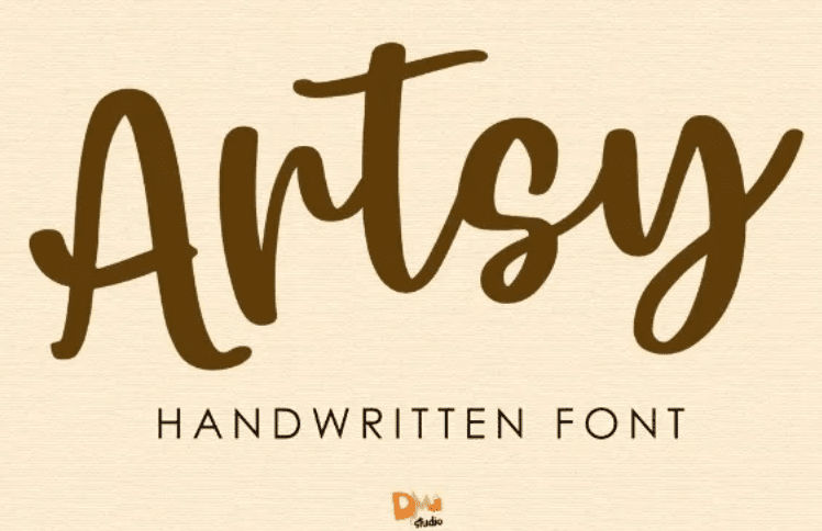 Artsy – Handwritten Font