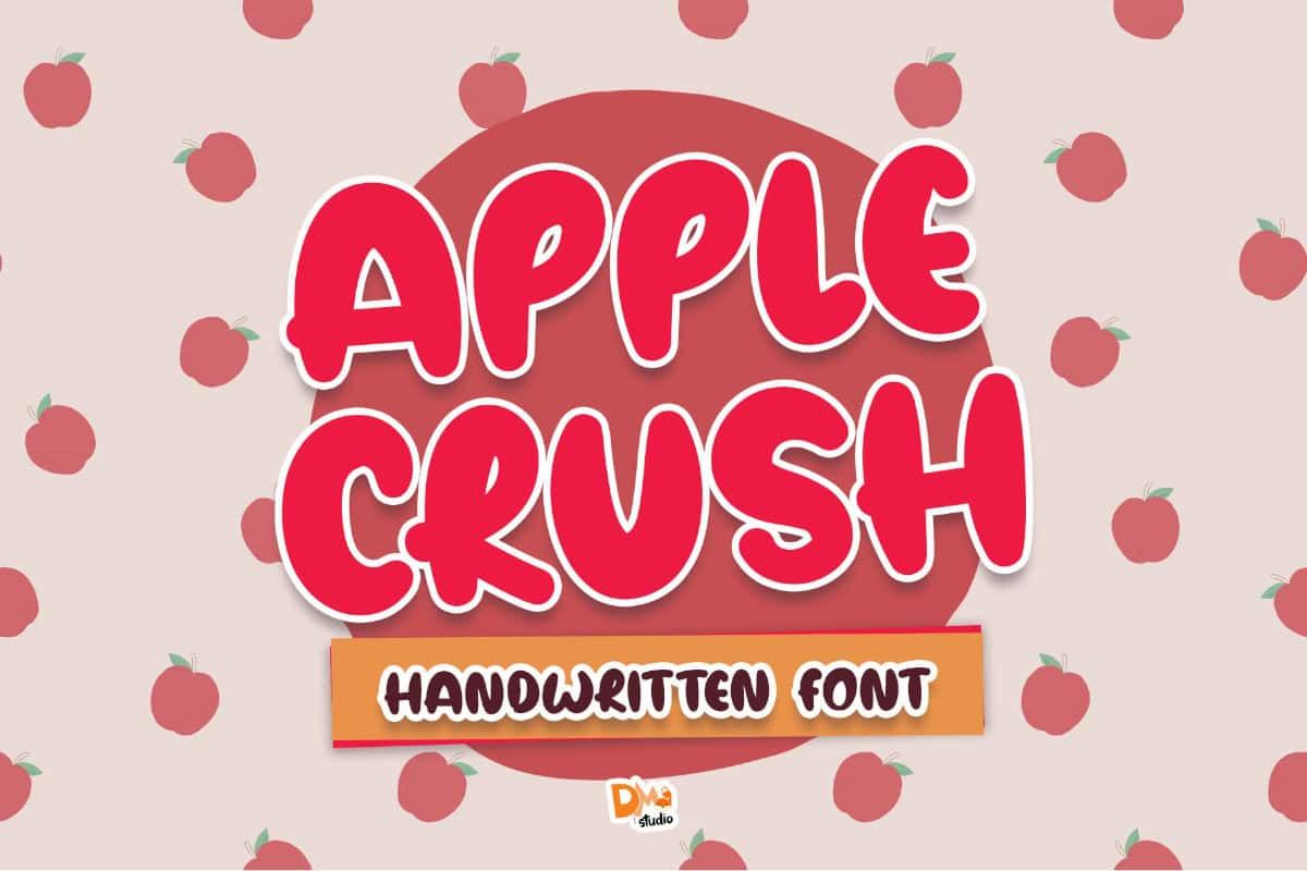 Apple Crush Font Preview1
