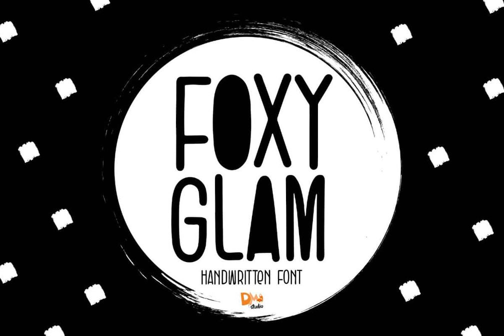 Foxy Glam Font Preview1
