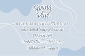Spring Blue Font Preview5