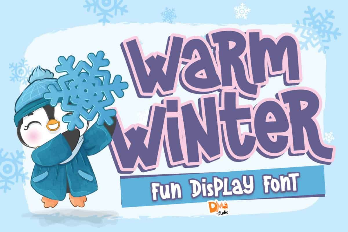 Warm Winter Font Preview1