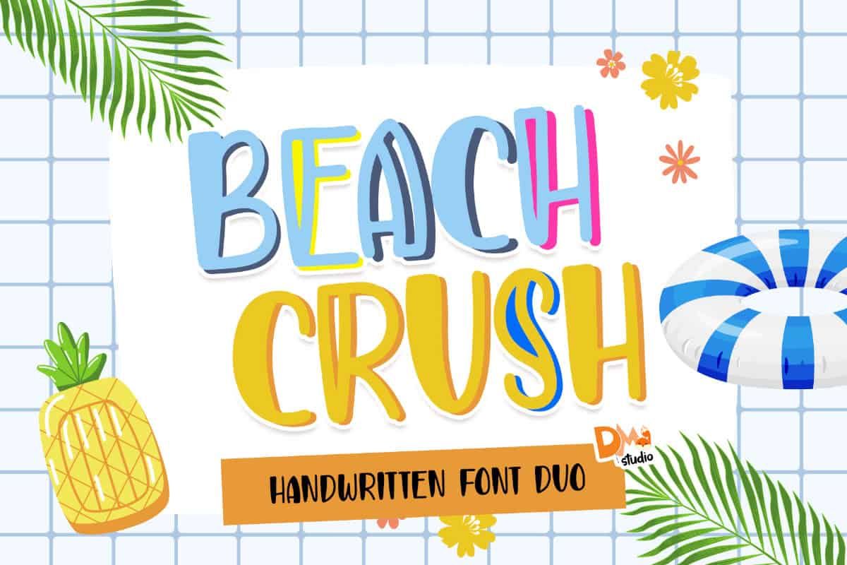 Beach Crush Font Preview1